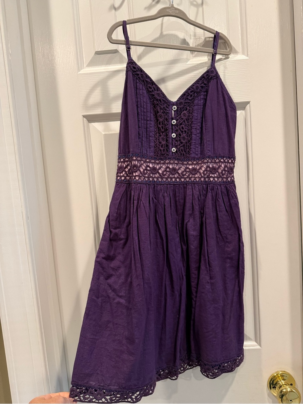 Purple Abercrombie & Fitch Mini Sun dress